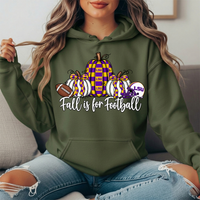 LSU Fall Is for Football Pumpkin Graphic Hoodie