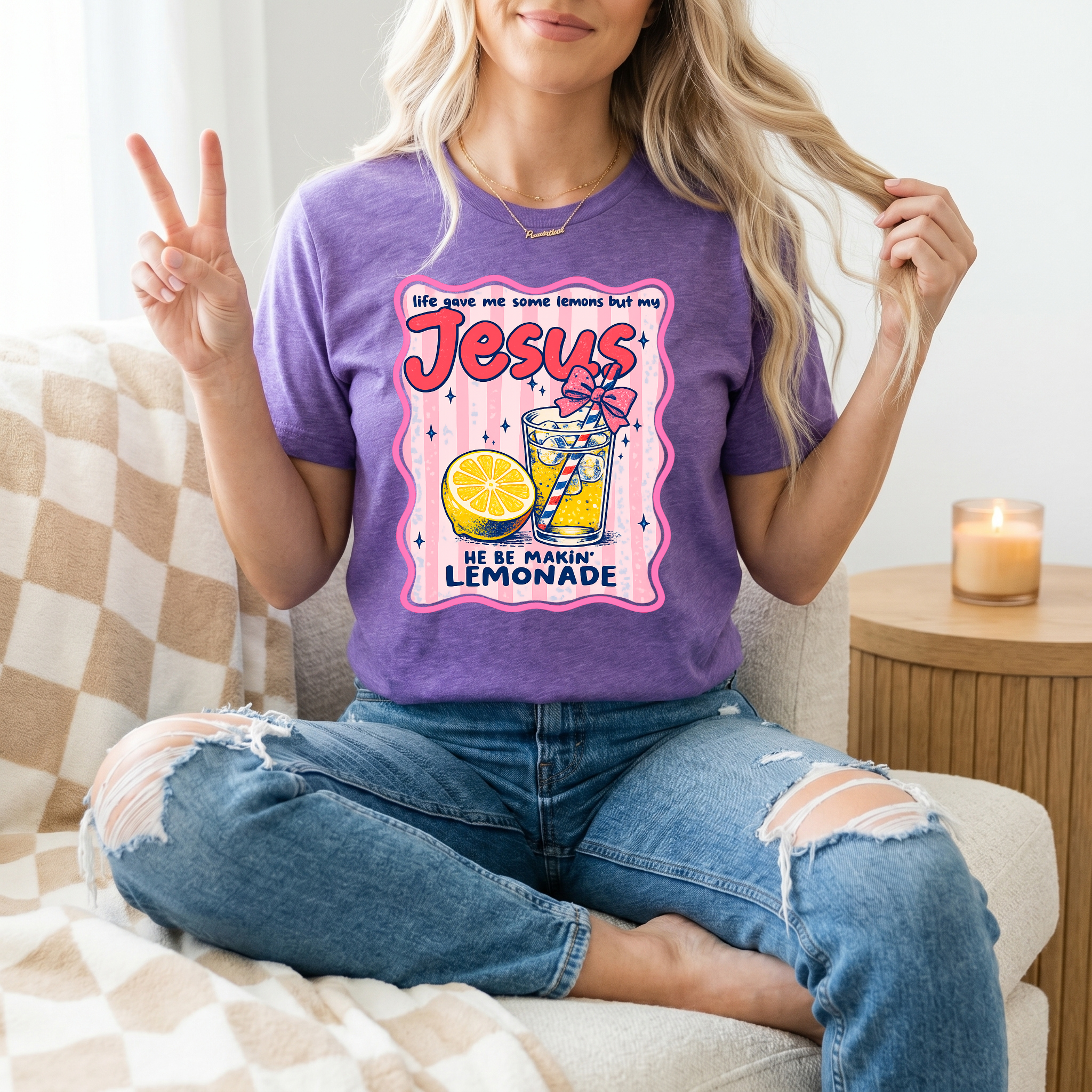 He Be Making Lemonade Premium Graphic Tee