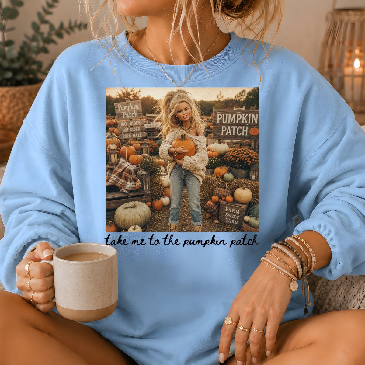 Take Me to the Pumpkin Patch Crewneck Sweatshirt