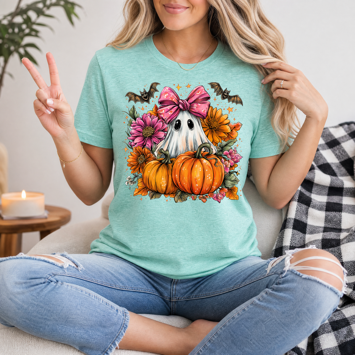 Pumpkin Patch Boo Premium Graphic Tee
