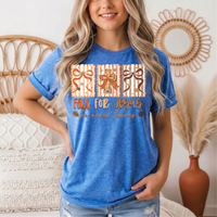 Fall for Jesus He Never Leaves Christian Graphic Tee