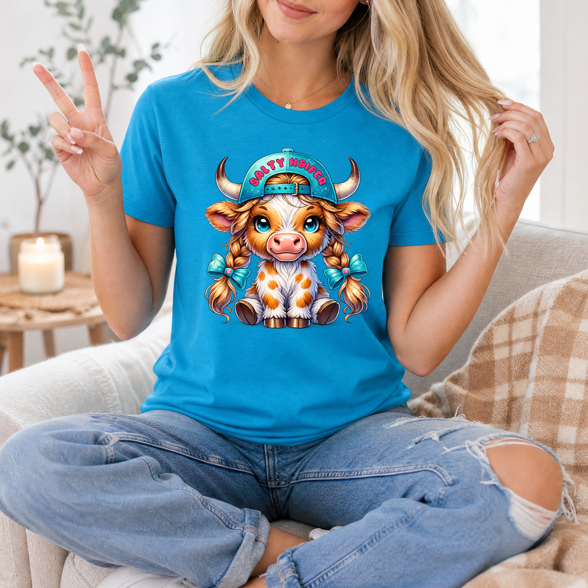 Salty Heifer Premium Graphic Tee