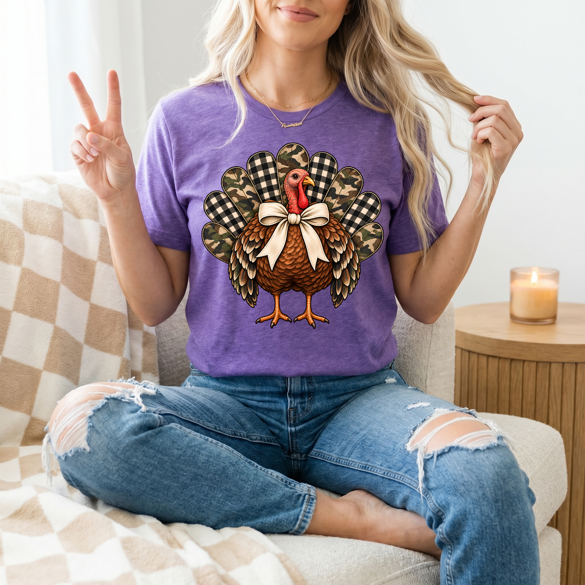 Camo Turkey Premium Graphic Tee