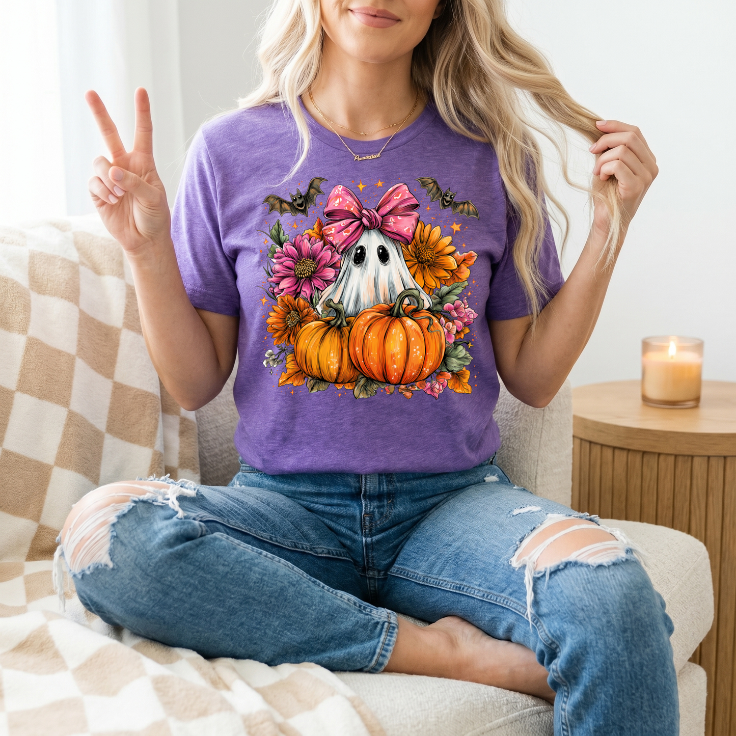 Pumpkin Patch Boo Premium Graphic Tee