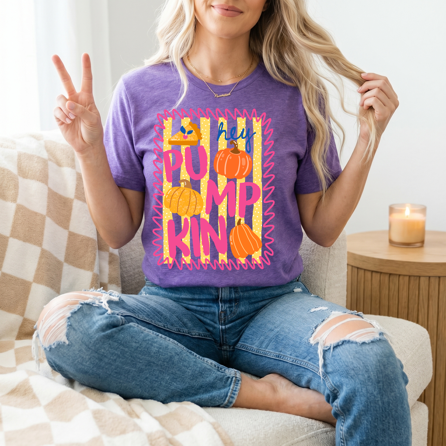 Hey Pumpkin Premium Graphic Tee