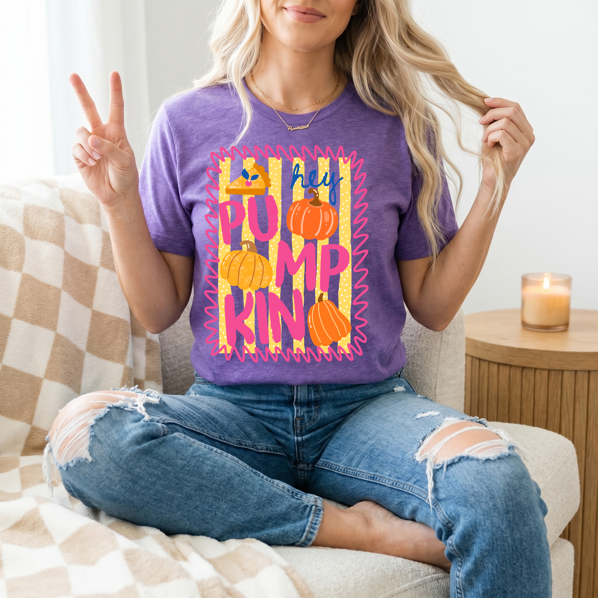 Hey Pumpkin Premium Graphic Tee