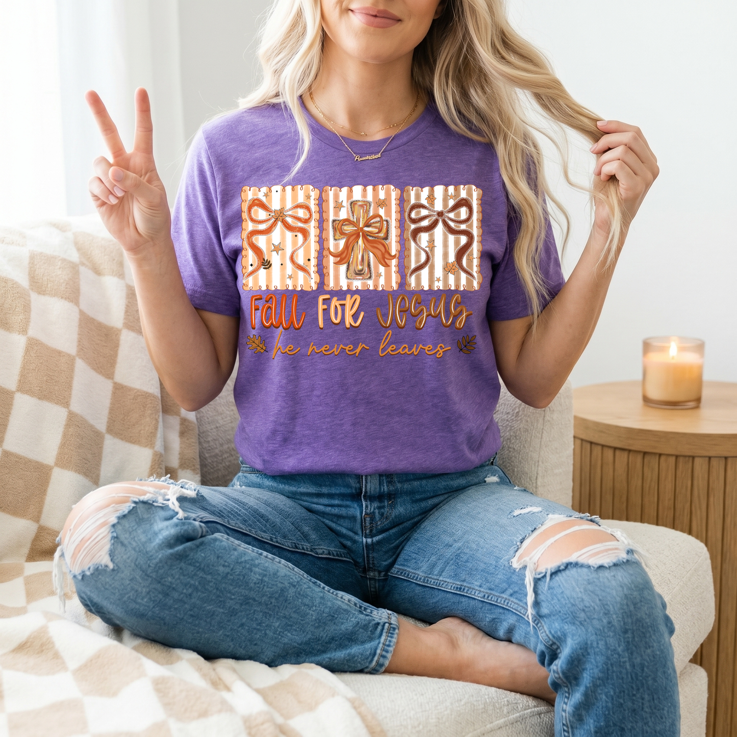 Fall for Jesus Premium Graphic Tee