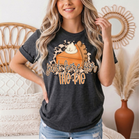 Just Here for the Pie Pumpkin Pie Graphic Tee