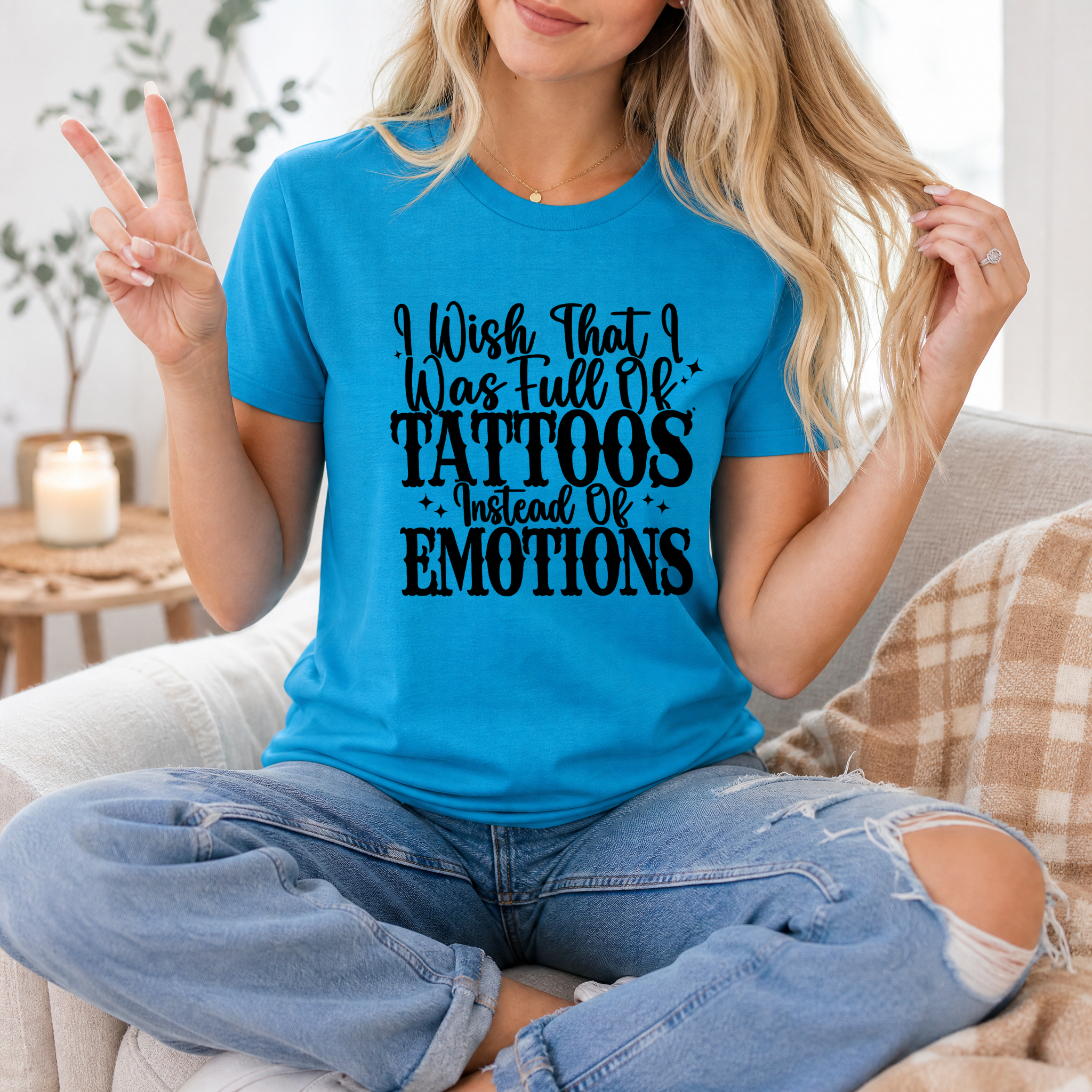 Tattoos Instead of Emotions Premium Graphic Tee