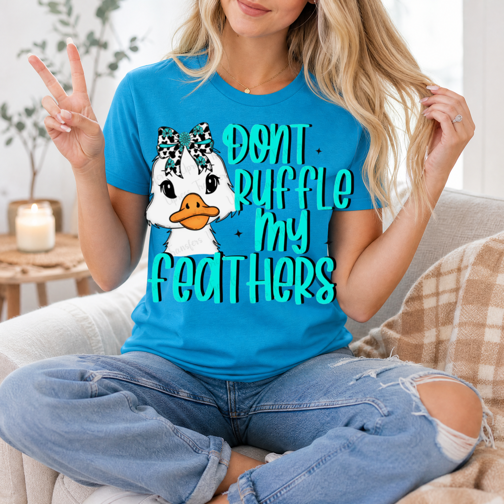 Don't Ruffle My Feathers Premium Graphic Tee