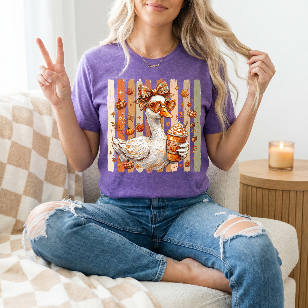 Pumpkin Spice Goose Premium Graphic Tee