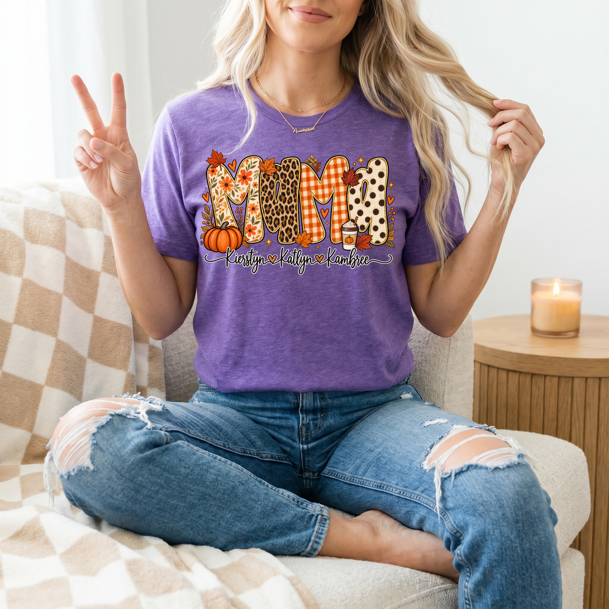 Leopard Fall Fully Customizable Premium Graphic Tee