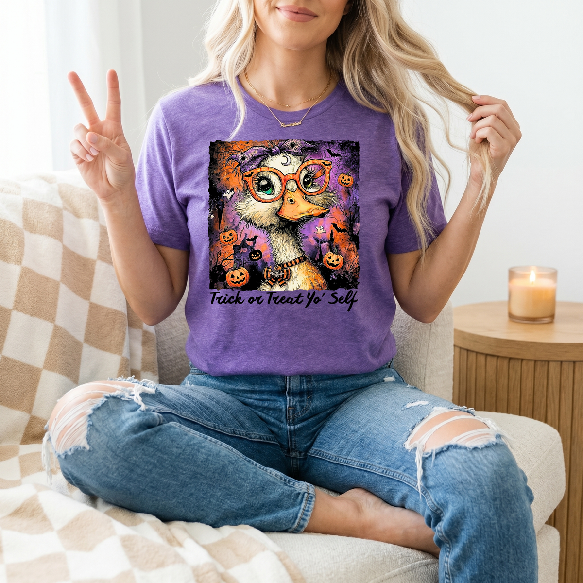 Trick or Treat Yo' Self Premium Graphic Tee