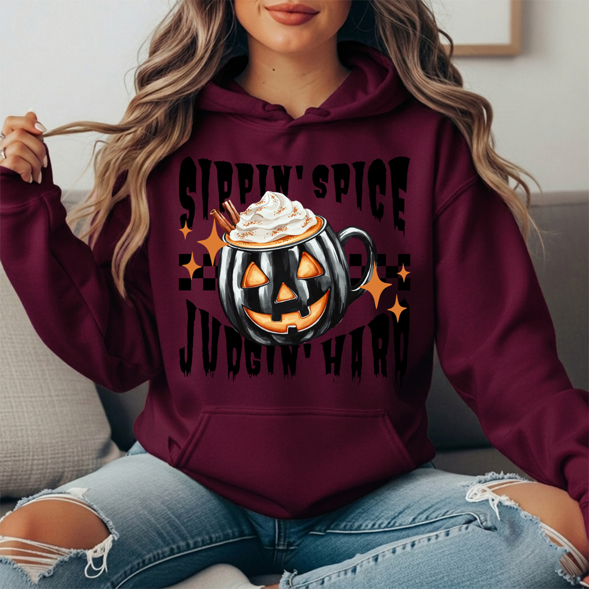 Sippin' Spice Premium Hoodie Sweatshirt
