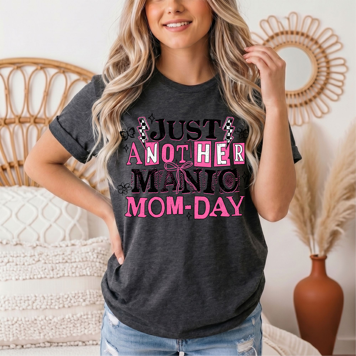 Just Another Manic Mom-Day Graphic Tee
