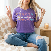 Neon Mama Outline & Script Graphic Tee