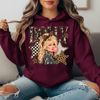 Dolly Bubblegum & Leopard Stars Graphic Hoodie