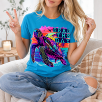 Seas The Day Premium Graphic Tee