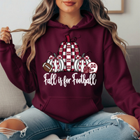 Mississippi State Fall Is for Football Pumpkin Graphic Hoodie