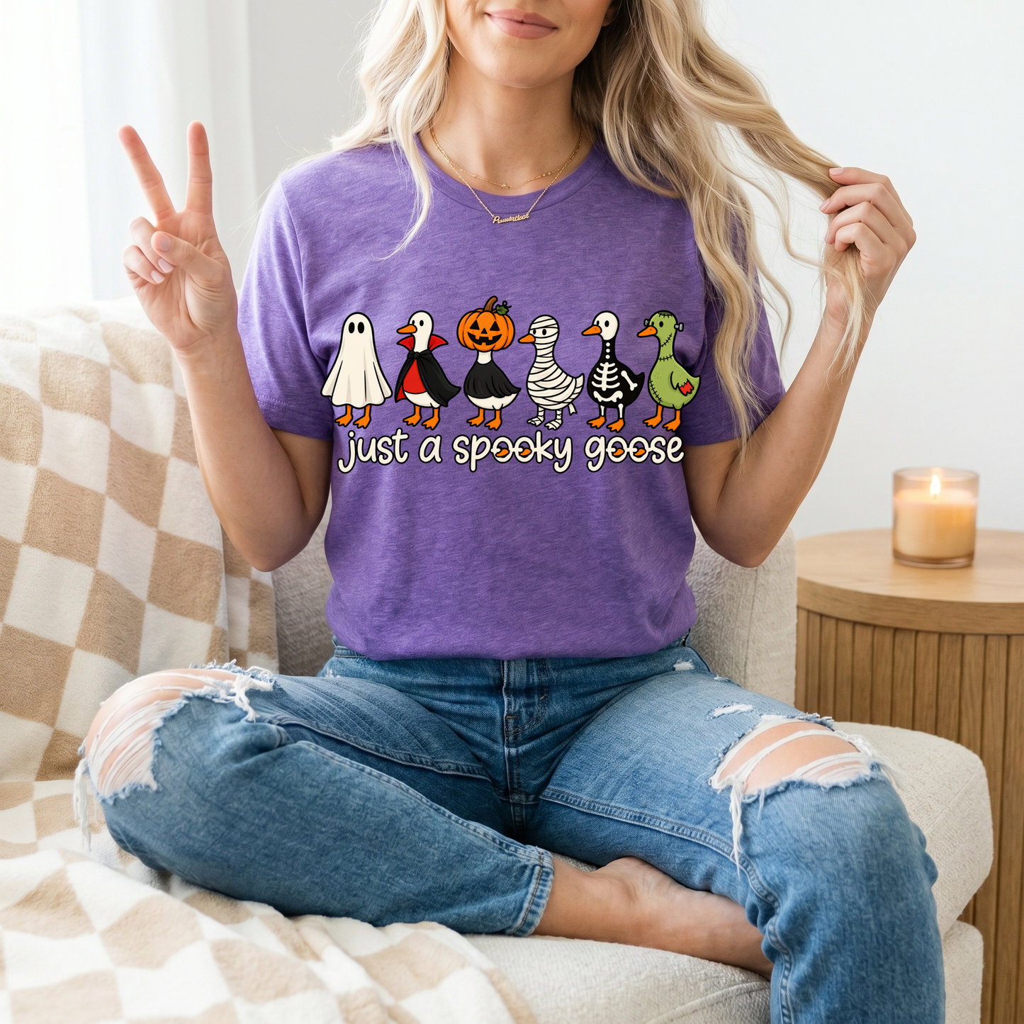 Spooky Goose x6 Premium Graphic Tee