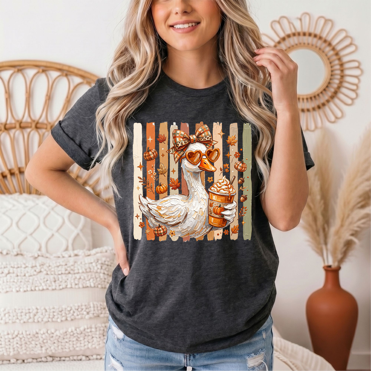 Pumpkin Spice Goose Premium Graphic Tee