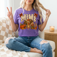 Mimi Thanksgiving Turkey & Bow Graphic Tee