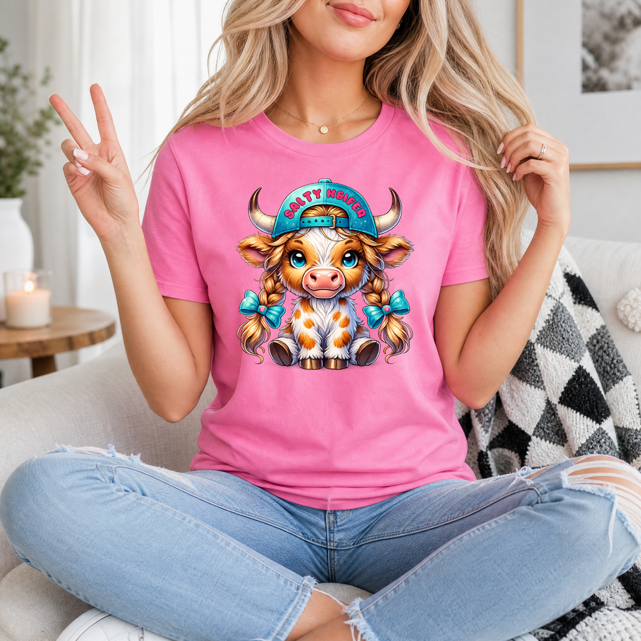 Salty Heifer Premium Graphic Tee