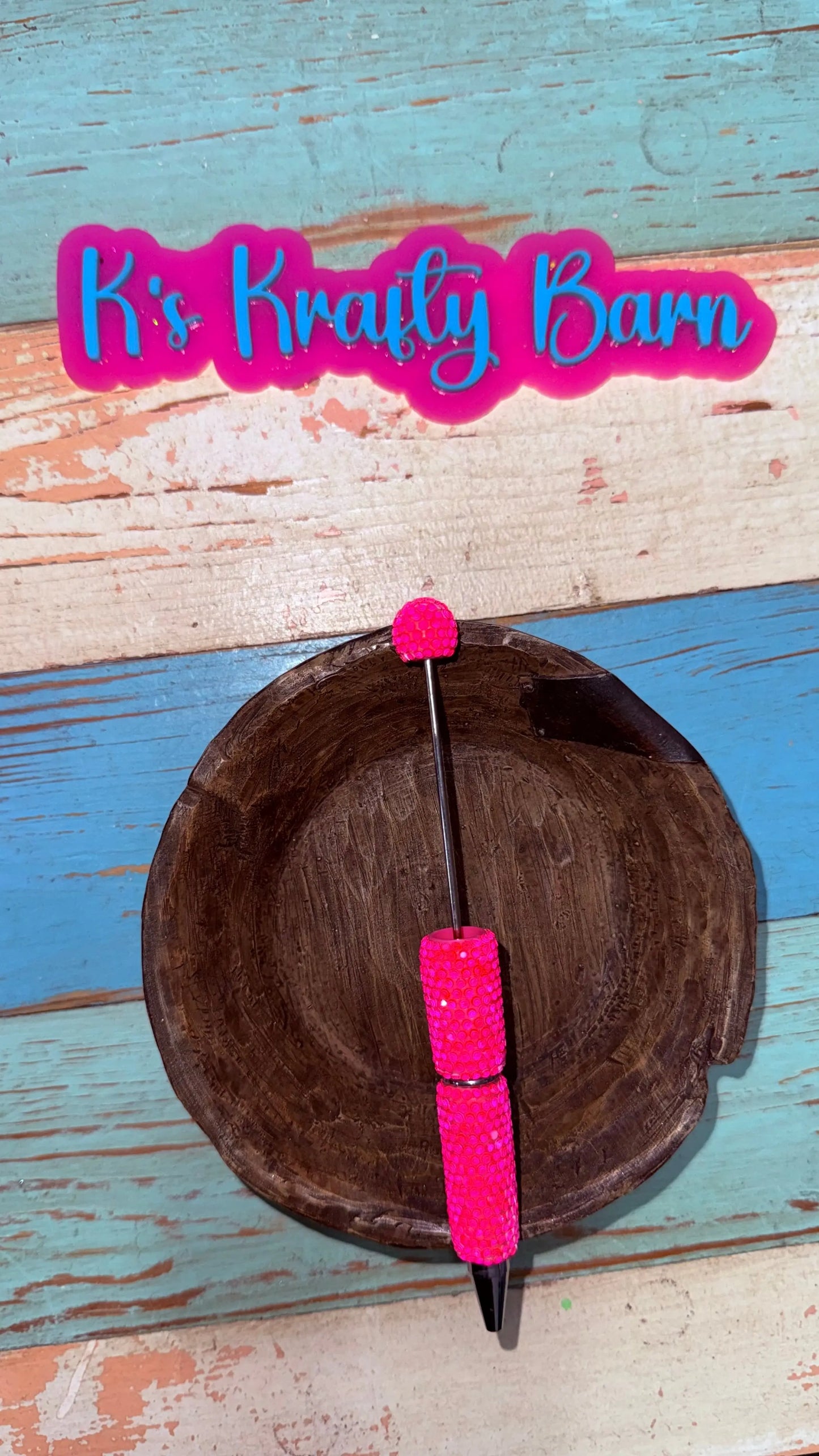 Beadable Pens-Rhinestone Super Blingy “Fancy” K's Krafty Barn