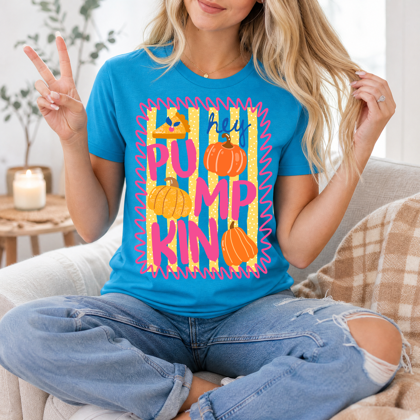 Hey Pumpkin Premium Graphic Tee