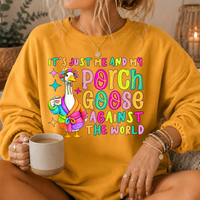 Porch Goose Against the World Crewneck Sweatshirt