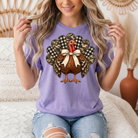 Camo & Buffalo Check Turkey Thanksgiving Graphic Tee