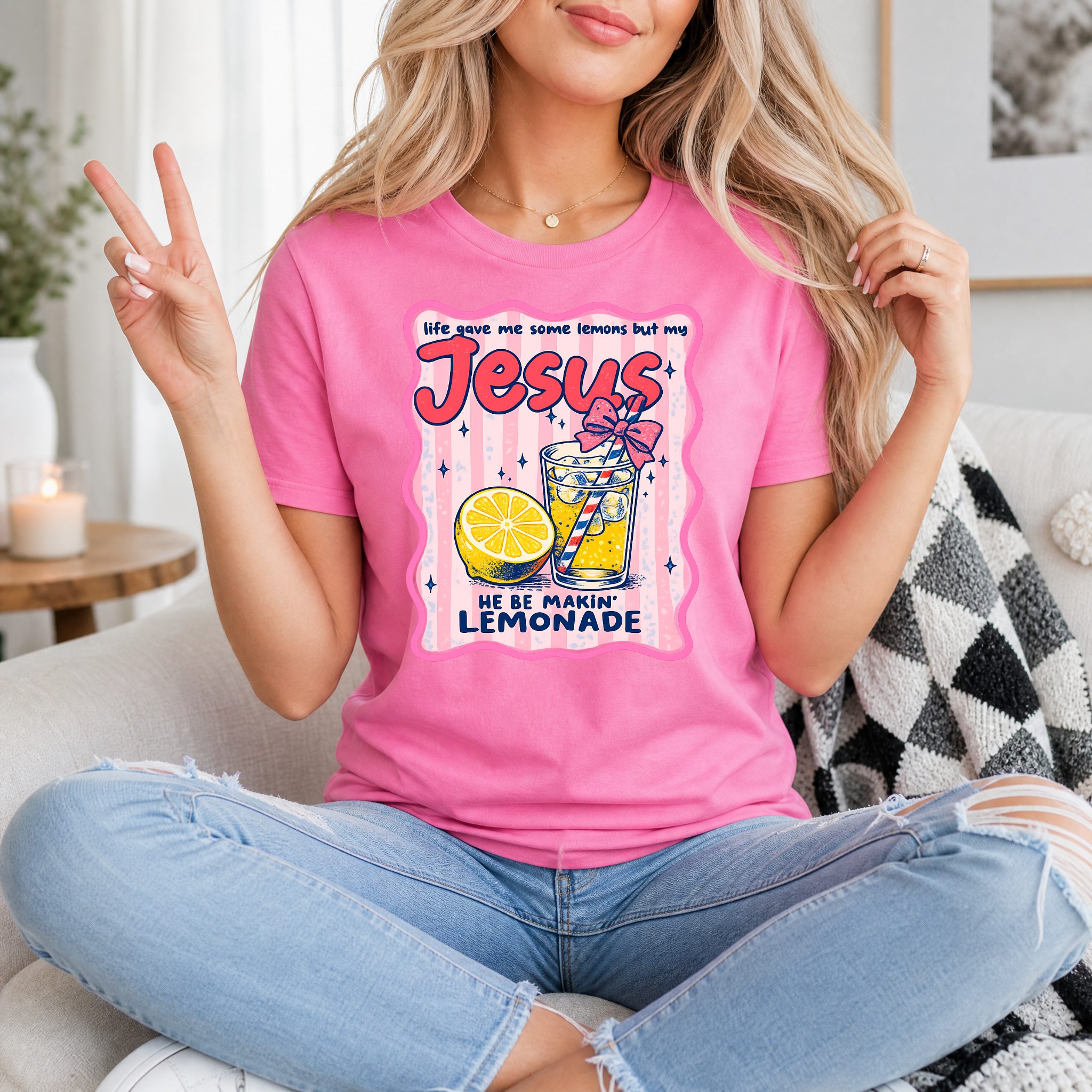 He Be Making Lemonade Premium Graphic Tee