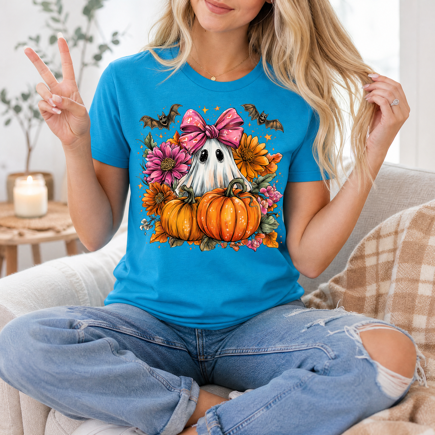 Pumpkin Patch Boo Premium Graphic Tee