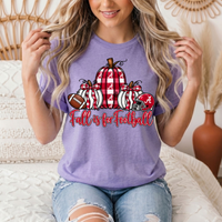 Fall Is for Football Alabama Pumpkin Graphic Tee