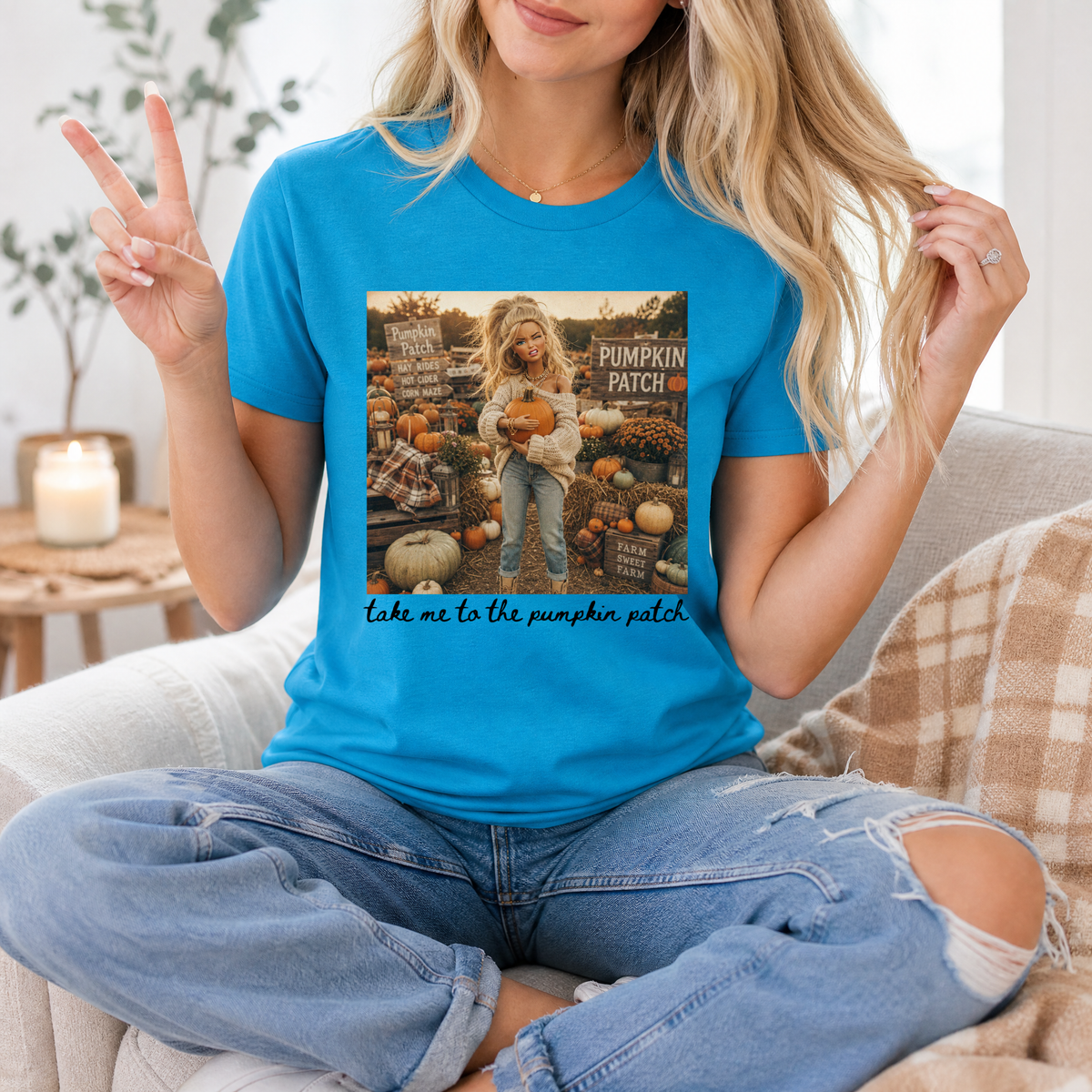 Take me to the Pumpkin Patch Premium Graphic Tee