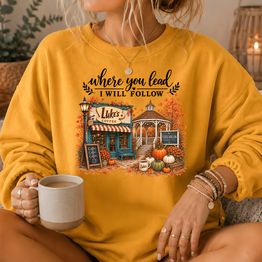 Where You Lead, I Will Follow Premium Crewneck Sweatshirt
