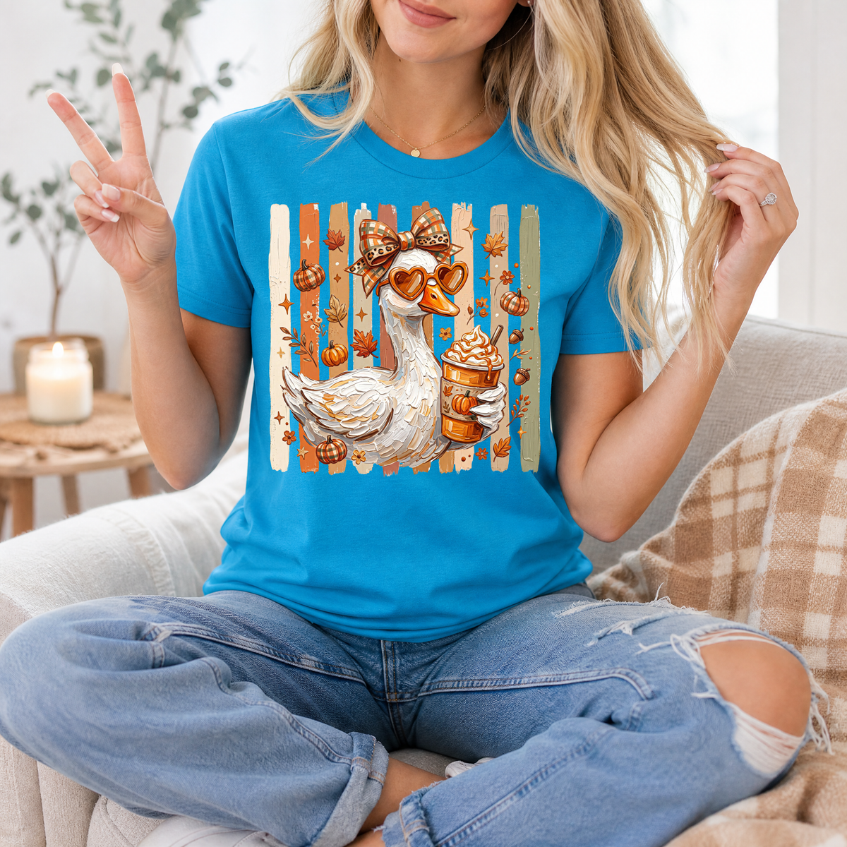 Pumpkin Spice Goose Premium Graphic Tee