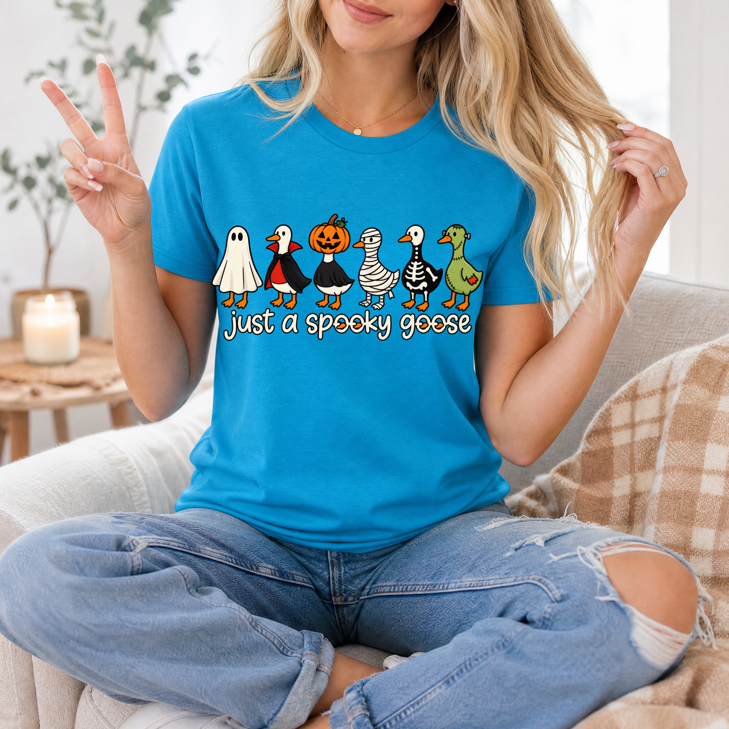 Spooky Goose x6 Premium Graphic Tee