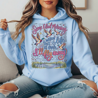 I'll Fly Away Duck Graphic Hoodie