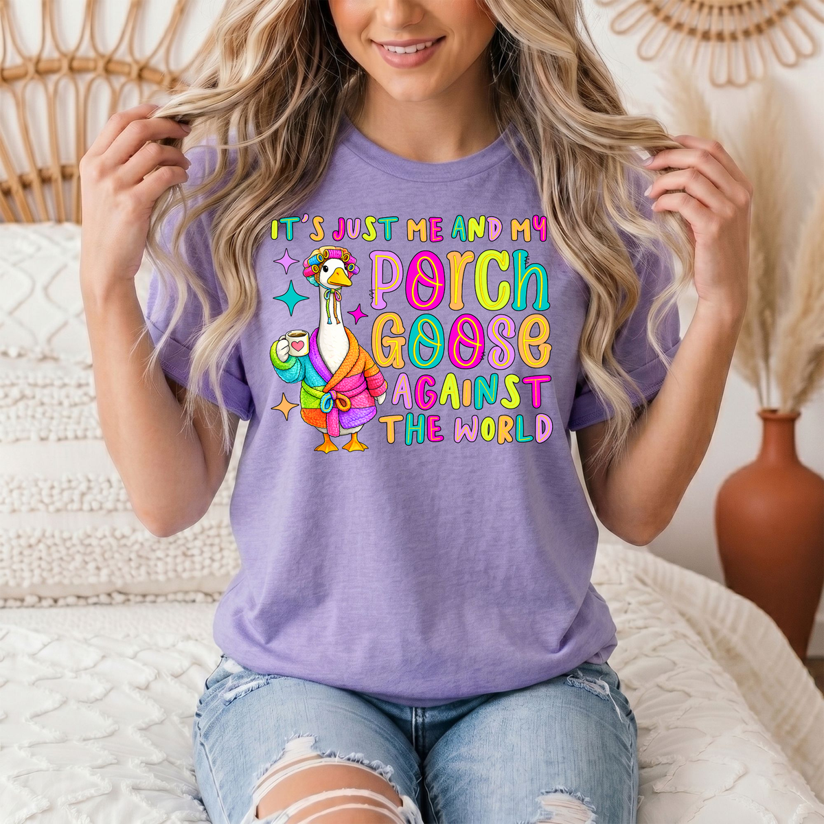 Me and My Porch Goose Against the World Graphic Tee