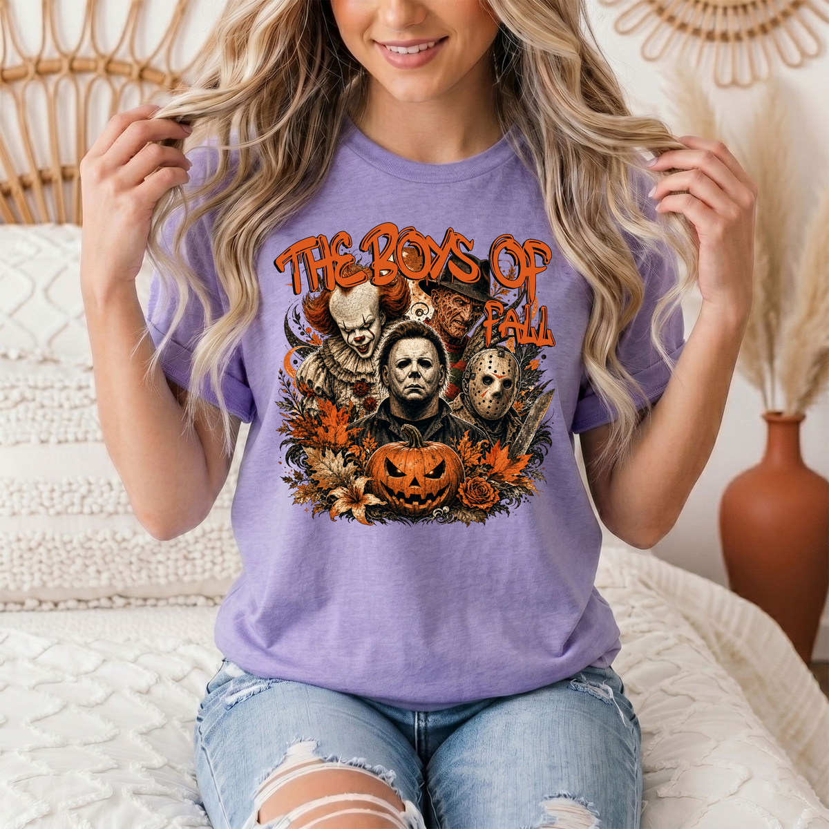The Boys of Fall Horror Halloween Graphic Tee