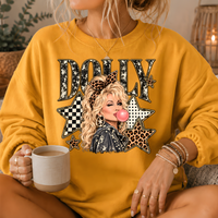 Dolly Bubblegum & Stars Crewneck Sweatshirt