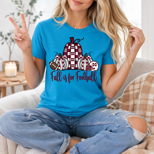 Fall Is For Football - Mississippi State Premium Graphic Tee