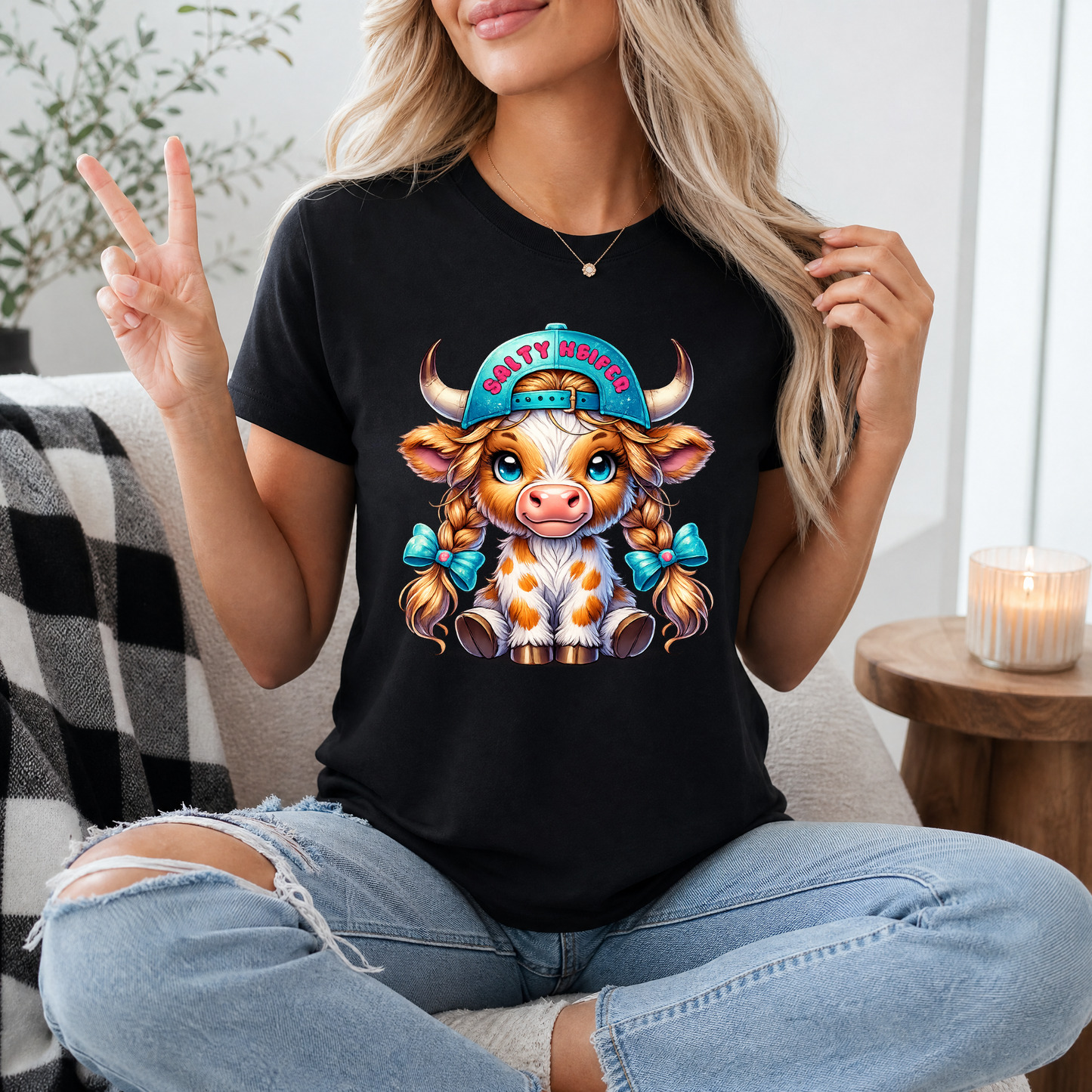 Salty Heifer Premium Graphic Tee