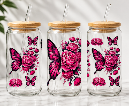 Butterfly Pink Bloom #1475