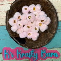 20mm Fluffy Spacers for beadable items-10 pack K's Krafty Barn