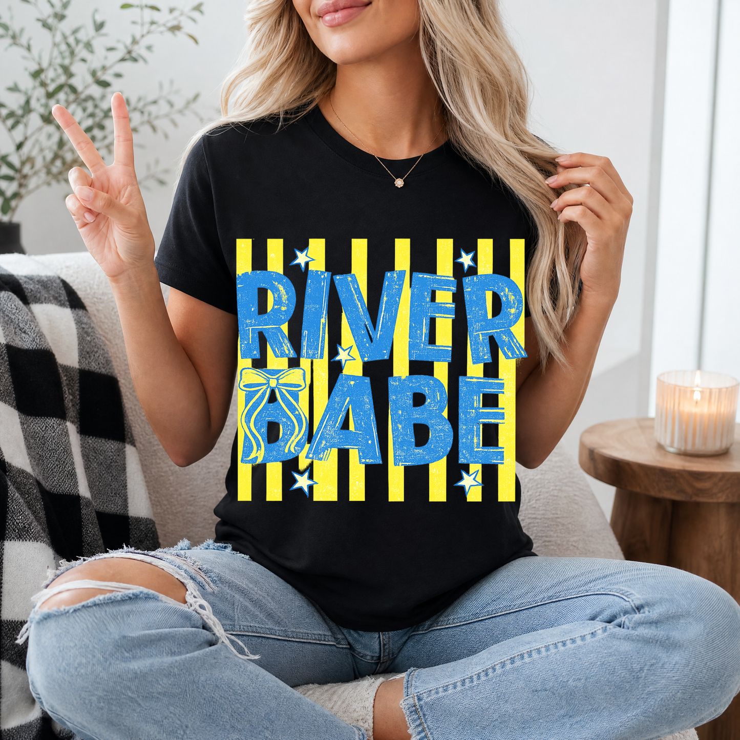 River Babe Premium Graphic Tee