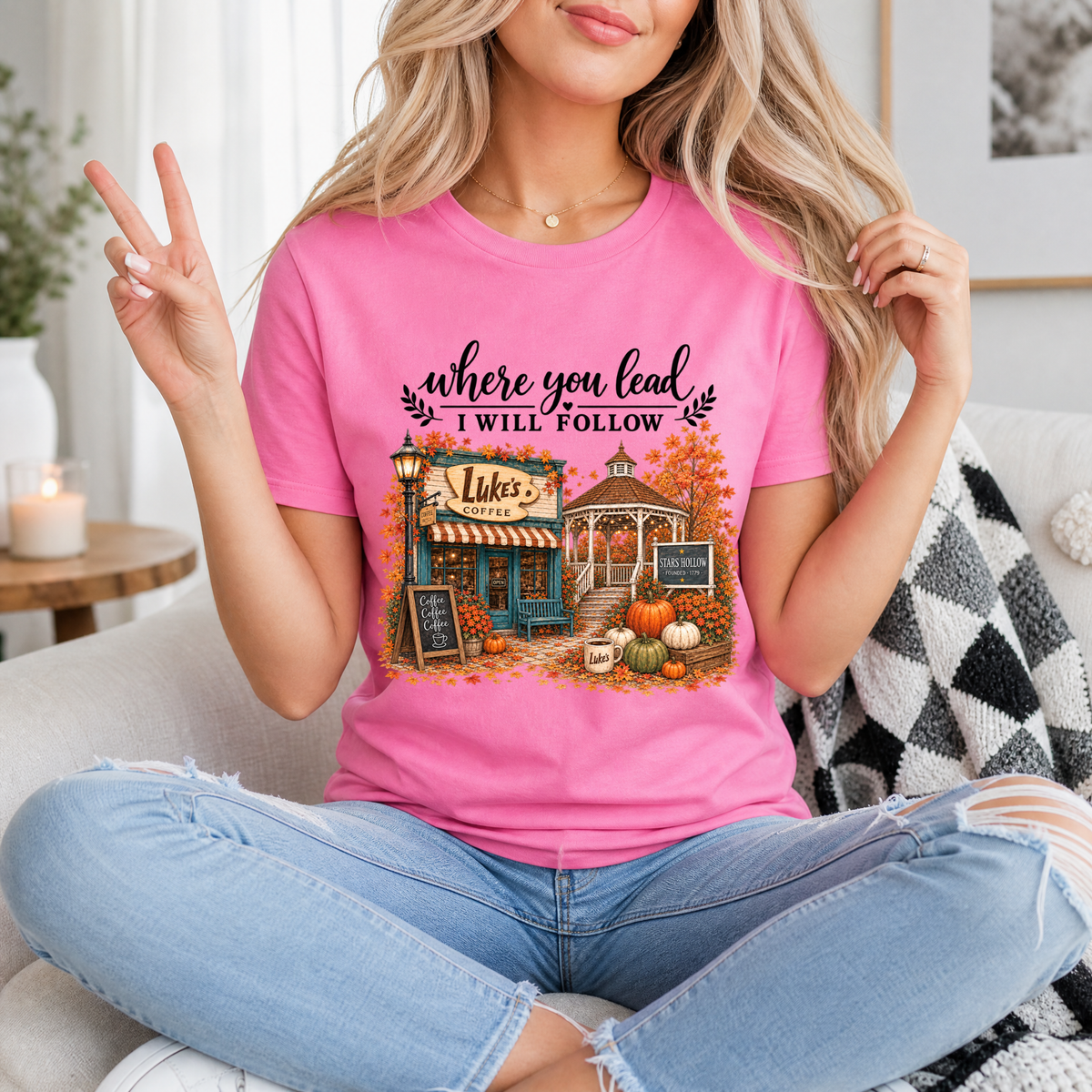 Where You Lead, I Will Follow Premium Graphic Tee