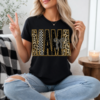 Mama Mixed Pattern Premium Graphic Tee