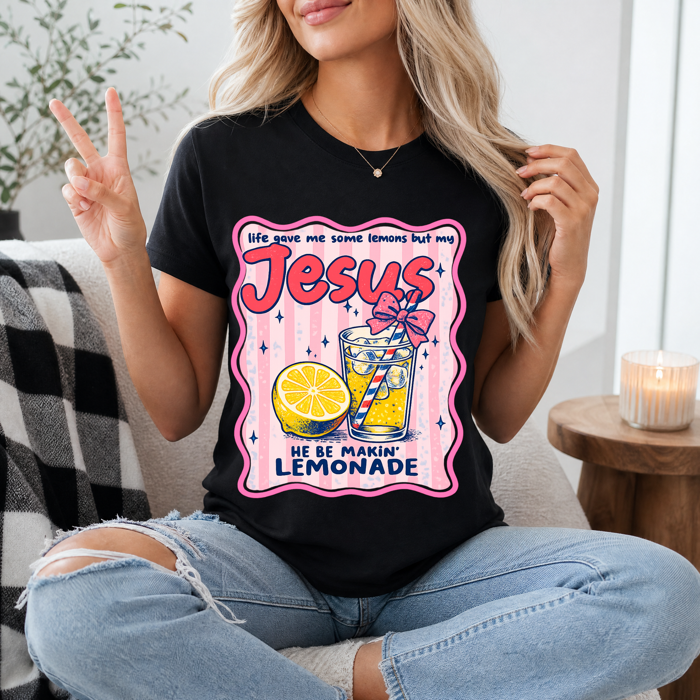 He Be Making Lemonade Premium Graphic Tee